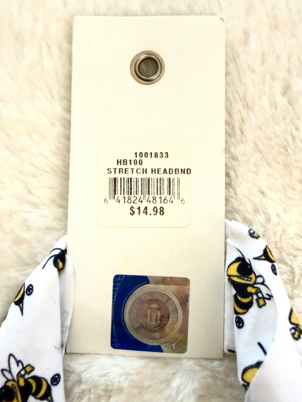 🐝 Georgia Tech Yellow Jackets Headband NWT League Collegiate Outfitters